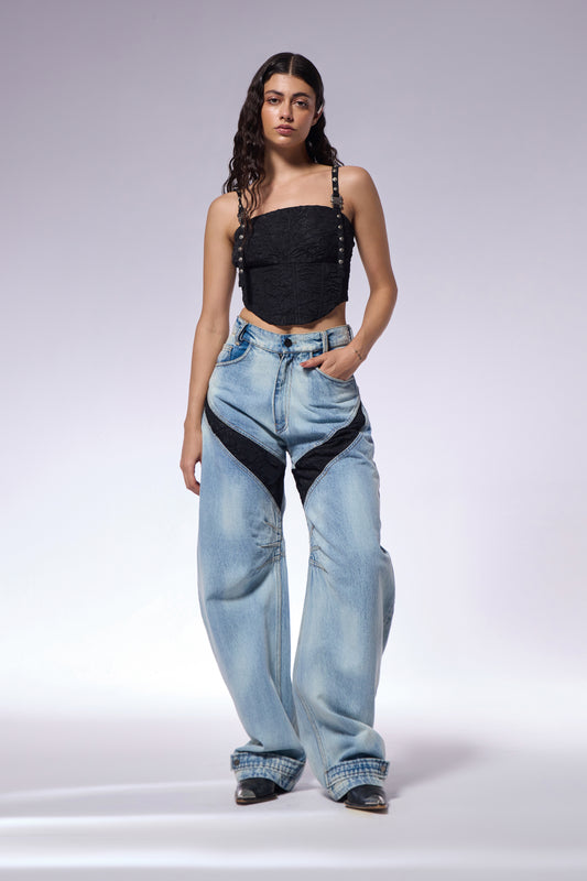 D-Cut Blue Jeans
