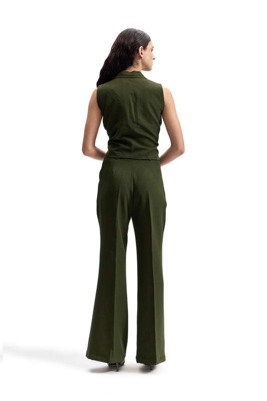 Studded lapel waistcoat set