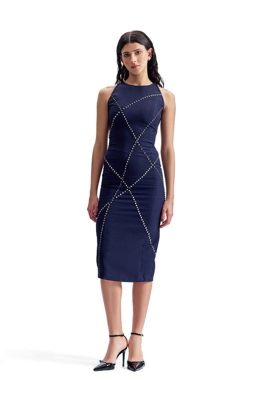 Studded Tailored Dress