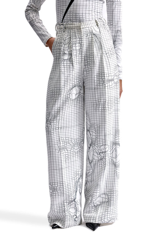 Entangled Mesh Tailored Trousers