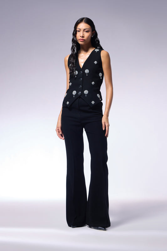 Cosmos Midnight Waistcoat Set