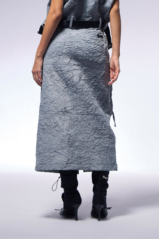 Slate Grey Cargo SKIRT