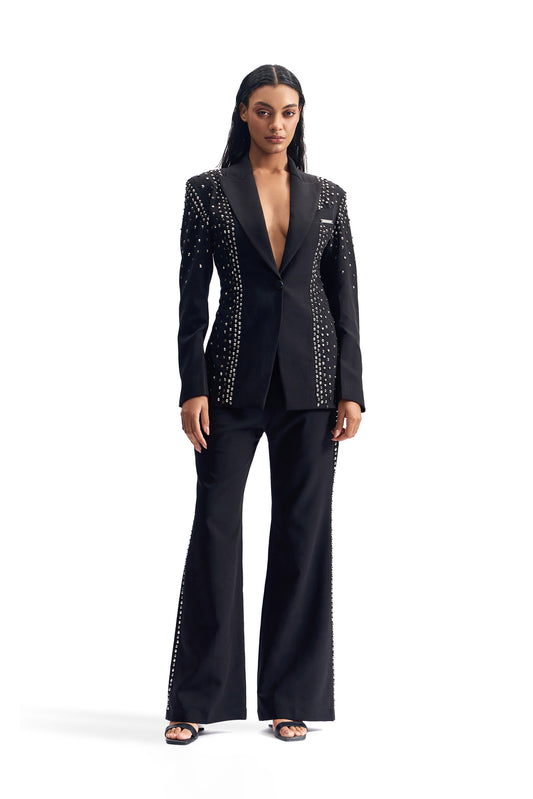 Stud-Armour Tailored Jacket