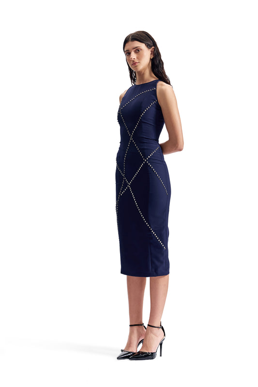 Studded Tailored Dress
