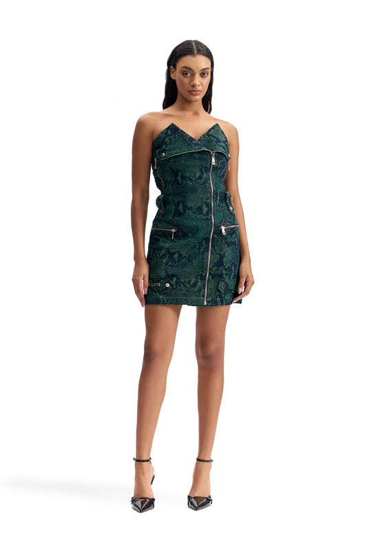 Serpent Biker Dress